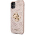 Pouzdro Guess Big 4G Metal Logo Hard Case iPhone 11, růžové – Zboží Mobilmania
