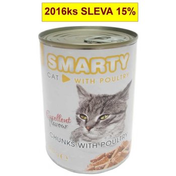 Smarty chunks Cat drůbeží 410 g