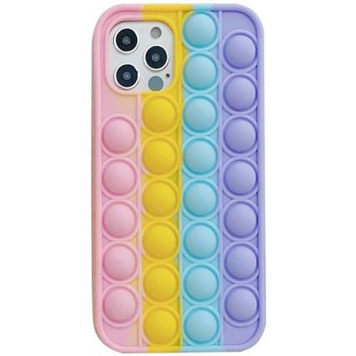 Pouzdro Flexible Push Bubble Case iPhone 12 Pro Max růžové, žluté, modré, fialové – Zboží Mobilmania