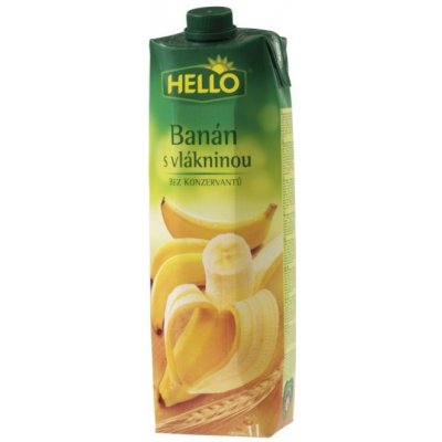 Hello banán s vlákninou 1 l – Zboží Dáma