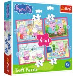 TREFL Prasátko Peppa Dobrodružství 4v1 35,48,54,70 dílků – Hledejceny.cz
