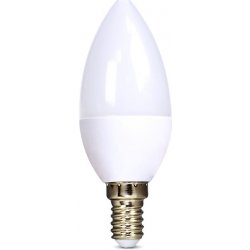 Solight žárovka , svíčka, LED, 6W, E14, 4000K, 510lm, bílá