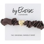 By Eloise London Gold Heart Silk Scrunchie Leopard barva Black – Zbozi.Blesk.cz