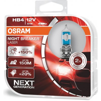 Osram NightBreaker Laser HB4 P22d 12V 51W