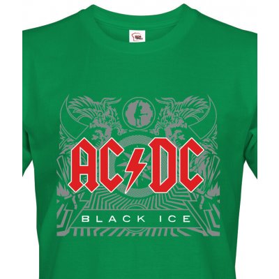 Bezvatriko.cz pánské tričko AC DC zelená – Zboží Dáma