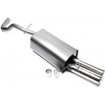 TA Technix sportovní výfuk Seat Leon 1M, 2x 76 mm rovná nerezová koncovka s pertlem – Hledejceny.cz