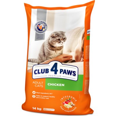 CLUB 4 PAWS Premium pro dospělé kočky Kuře Na váhu 100 g