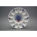 Bohemia Porcelán 1987 podnos na vejce Rokoko Pomněnky AL 24cm – Zboží Mobilmania