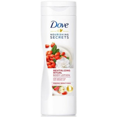 Dove Nourishing Secrets Revitalising Ritual Goji Berries & Camelia tělové mléko 400 ml – Zbozi.Blesk.cz