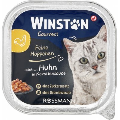 Winston Cat drůbeží v mrkvové omáčce 100 g – Hledejceny.cz