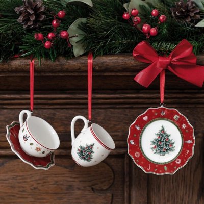 Villeroy & Boch Toy´s Delight Decoration vánoční závěsná dekorace servis III 3 ks – Zboží Mobilmania