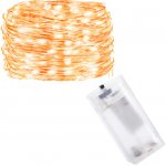 SPRINGOS LED řetěz Nano 2m 20LED 2xAA teplá bílá – Hledejceny.cz