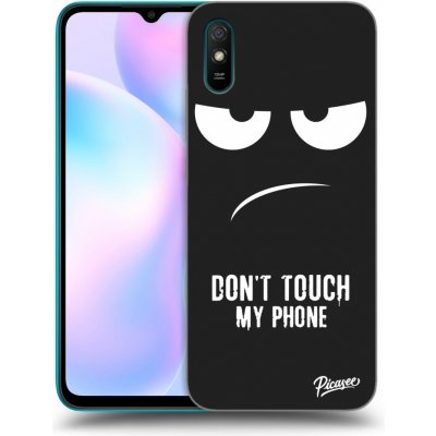 Pouzdro Picasee silikonové Xiaomi Redmi 9A - Don't Touch My Phone černé