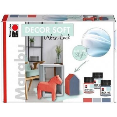 Marabu akrylová barva DECOR SOFT sada URBAN LOOK – Hledejceny.cz