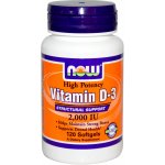 Now Foods Vitamin D3 2000 IU 120 kapslí – Hledejceny.cz