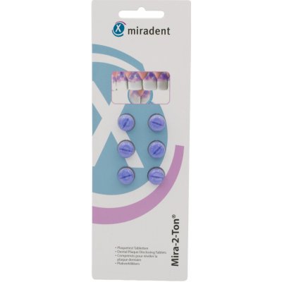 Miradent Mira-2-Ton tablety pro indikaci plaku 6 ks – Sleviste.cz