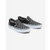 Dětské baleríny a espadrilky Vans UY Classic Slip-On (Checkerboard) Blk/Pewter