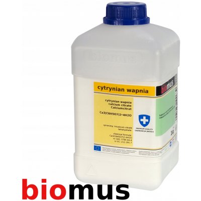BIOMUS CITRÁT VÁPENATÝ vápník čistý 1 kg – Hledejceny.cz