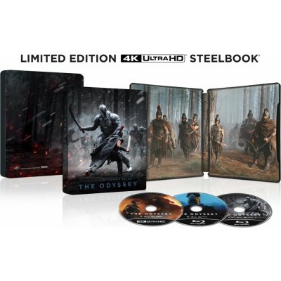 Odyssea (Limitovaná sběratelská edice - Steelbook - INT) 4K UHD + 2 BD – Hledejceny.cz