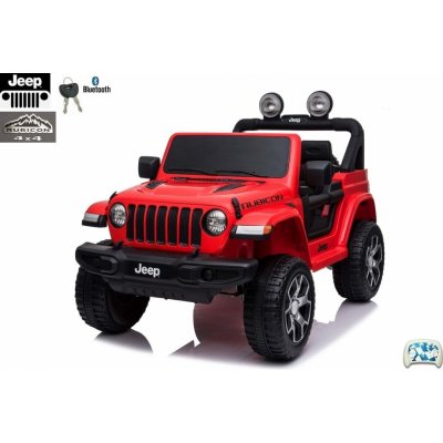 Dea elektrický džíp Jeep Wrangler Rubicon 4x4 červená