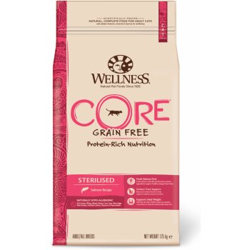 Wellness Core Sterilised Salmon Recipe 1,8 kg od 580 Kč - Heureka.cz
