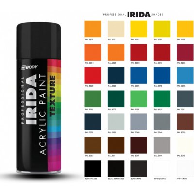 HB BODY Irida Černá matná (), 400ml – HobbyKompas.cz