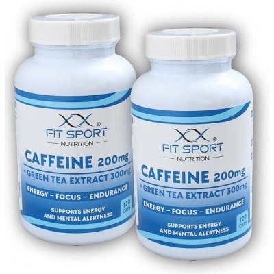 FitSport Nutrition Caffeine 200 + Green Tea 300 240 kapslí – Zboží Dáma