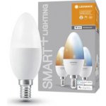 Ledvance Chytrá žárovka SMART+ WiFi Candle Tunable White 5W E14 3ks – Zboží Mobilmania