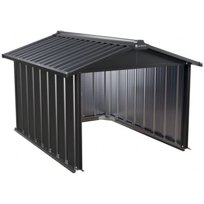 Juskys Garáž pro robotickou sekačku 98 x 89 x 63 cm antracit – Hledejceny.cz