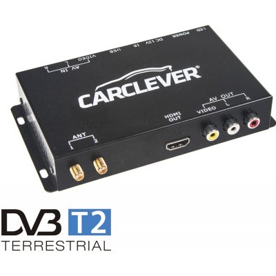 DVB-T2/HEVC/H.265 digitální tuner s USB + 2x anténa
