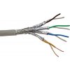 síťový kabel Roline 21.15.0004 S/FTP (PiMF) kulatý, kat. 7, Eca, LSOH, drát, 305m