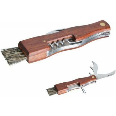 ORION nůž na houby zavírací se štětečkem + otvíráky, dřev.rukojeť MAT282101 – Hledejceny.cz