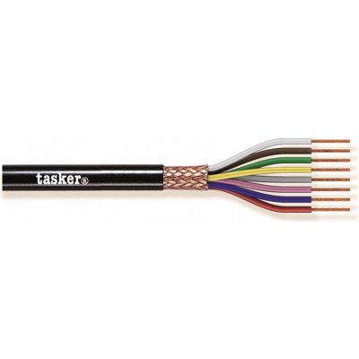 Datový Kabel na Cívce 4x 0.25 - 100 m Černá (TASR-C4025)