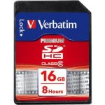 Verbatim SDHC 16 GB Class 10 43962 – Zbozi.Blesk.cz