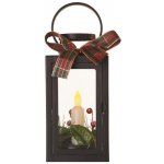 Emos DCLV14 LED dekorace vánoční lucerna se svíčkou černá 20 cm 3x AAA vnitřní vintage – Hledejceny.cz