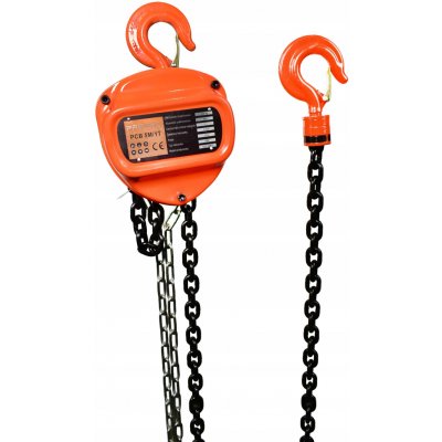 Řetězový kladkostroj 5M nosnost 1T CHAIN BLOCK Ruční zvedák | Zboží Auto