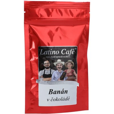Latino Café Káva Banán v čokoládě zrnková 1 kg – Hledejceny.cz