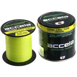 ELEGANCE method series Accela distance feeder fluo 1000m 0,27mm 8,89kg