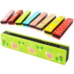 Drewmax dřevěná foukací harmonika červená I – Zboží Dáma