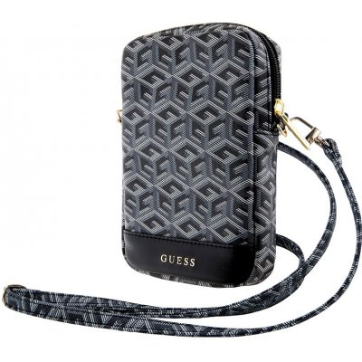 Guess PU G Cube Wallet Phone Bag Zipper, černé Taška – Zbozi.Blesk.cz