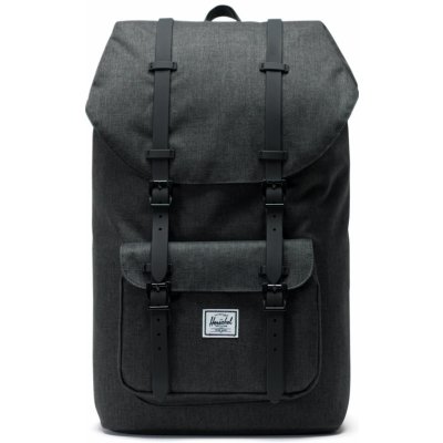 Herschel little america black crosshatch black 25 l – Hledejceny.cz