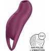 Vibrátor Satisfyer Pocket Pro 1 dobíjecí stimulátor klitorisu se vzduchovou vlnou fialový