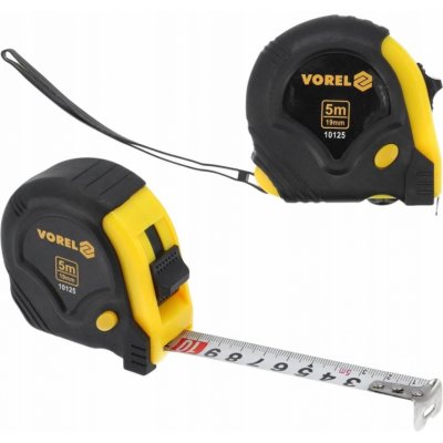 Vorel metr svinovací 5 m x 16 mm červeno - černý TO-10125 – HobbyKompas.cz