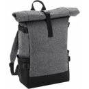 BagBase Rolovací batoh s postranními kapsami na notebook až 17" černá BG858
