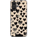 Mobiwear Glossy - Realme Note 60 - GA51G Černá srdíčka – Zboží Živě