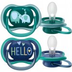 Avent Philips silikon dudlík Air fialová/růžová 2ks – Sleviste.cz