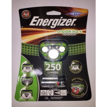 Energizer Headlight Vision HD + 250lm
