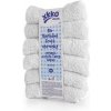 Osuška pro miminko XKKO BIO bavlněné froté ubrousky Organic 21x21 Bílé 6ks