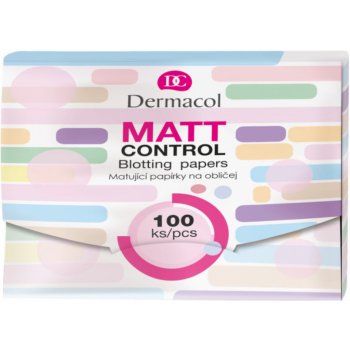 Dermacol Matt Control matující papírky na obličej 100 ks