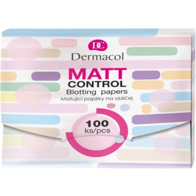 Dermacol Matt Control matující papírky na obličej 100 ks – Zboží Mobilmania